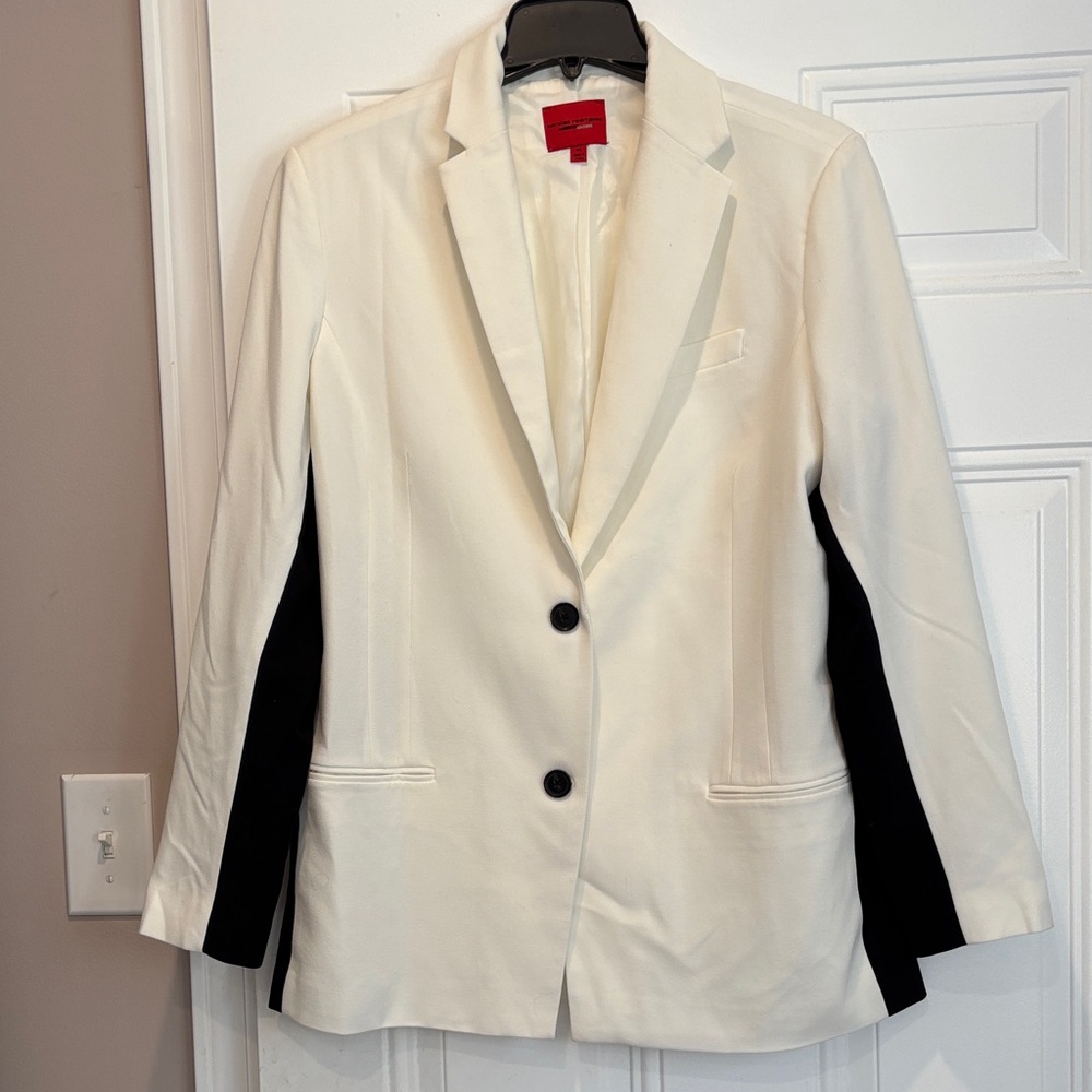 Narciso Rodriguez Cream and Black Blazer size 14